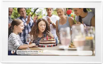 Kornizë digjitale Denver Frameo PFF-1515W, 15.6", 16 GB, Full HD, e bardhë