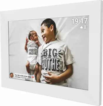 Kornizë digjitale Denver Frameo PFF-1026W, 10.1", 16 GB, e bardhë