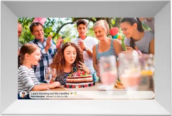 Kornizë digjitale Denver Frameo PFF-1063WMK2, 10.1", 16 GB, Full HD, e bardhë