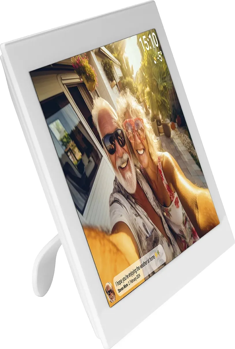 Kornizë digjitale Denver Frameo PFF-1037W, 10.1", 16 GB, e bardhë - 2