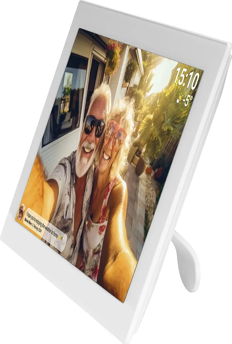 Kornizë digjitale Denver Frameo PFF-1037W, 10.1", 16 GB, e bardhë - 4