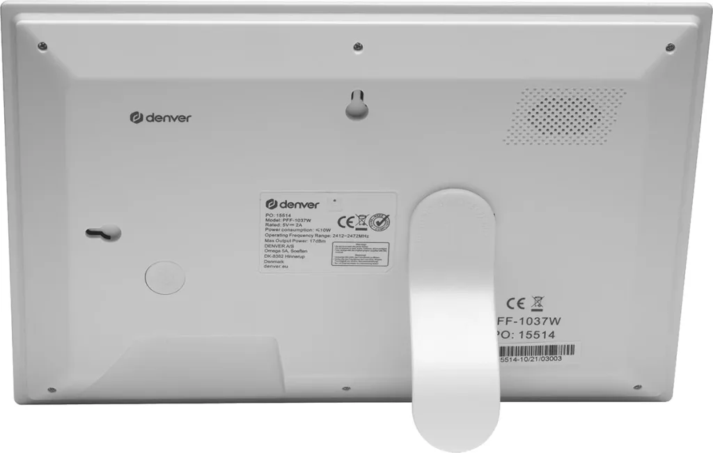 Kornizë digjitale Denver Frameo PFF-1037W, 10.1", 16 GB, e bardhë - 10