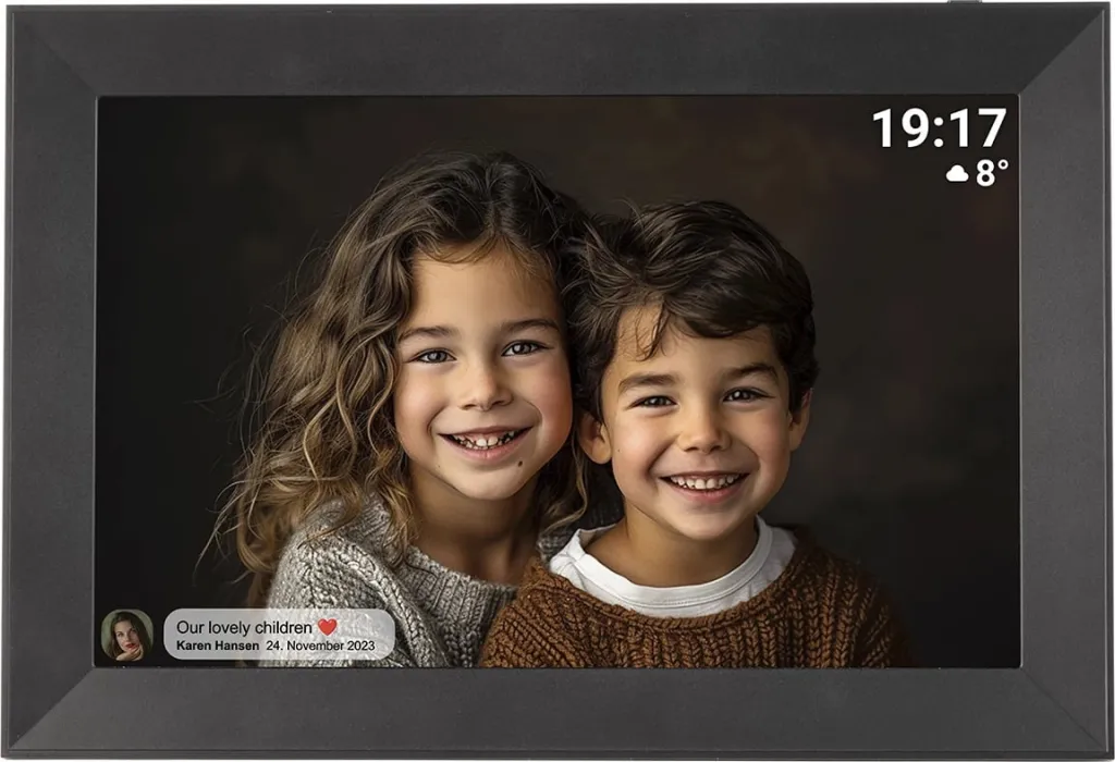 Kornizë dixhitale Denver Frameo PFF-1012B, 10.1", 16 GB, e zezë - 1