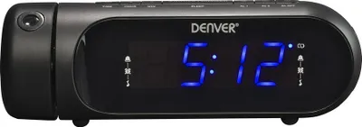 Radio orë Denver CPR-700, ekran LED, digjitale, e zezë - 2