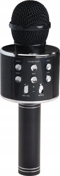 Mikrofon karaoke Denver KMS-20BMK2, Bluetooth, me altoparlant, i zi