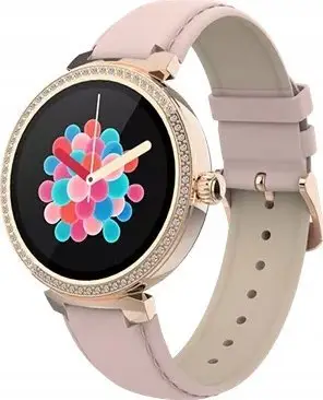 Smartwatch Denver SWC-342RO, ekran 1.32", IP67, rozë e zezë