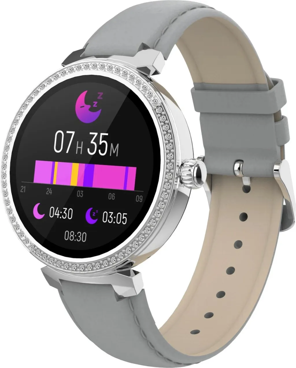 Smartwatch Denver SWC-342GR, 1.32", Bluetooth, IP67, jeshile gri - 3