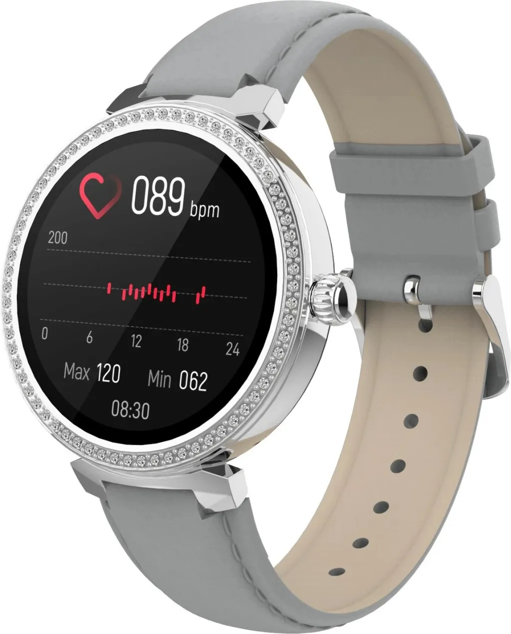 Smartwatch Denver SWC-342GR, 1.32", Bluetooth, IP67, jeshile gri - 4