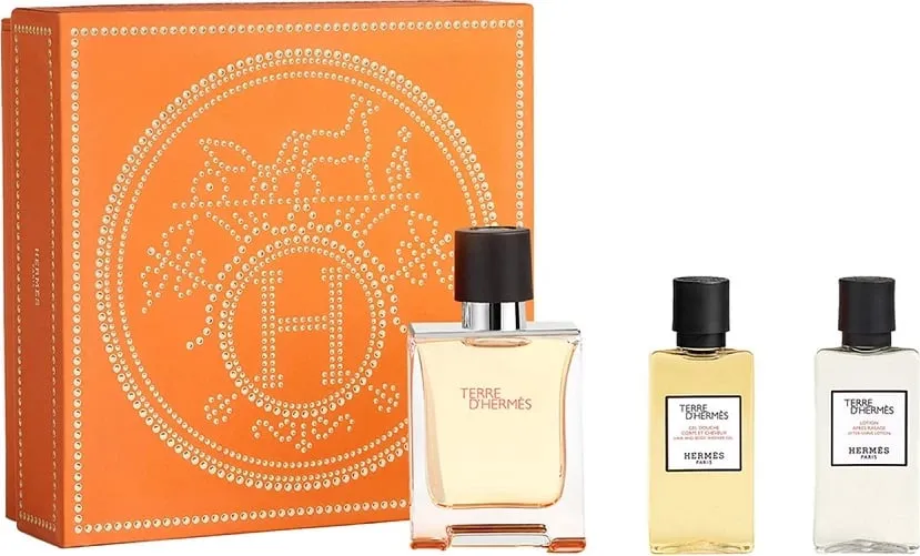 Set Eau de Toilette për meshkuj Hermes Terre d'Hermes, 50ml + 40ml + 40ml - 1