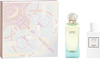 Set parfum Hermes Un Jardin Sur Le Nil për femra, EDT 100ml, locion trupi 80ml