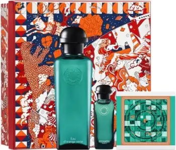 Set Eau de Cologne Hermes Eau d'Orange Verte 100ml + 7.5ml + sapun 50g