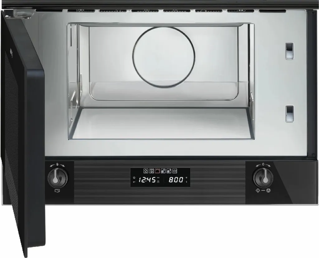 Mikrovalë SMEG Linea MP122B3, 20 L, 700 W, e zezë - 2