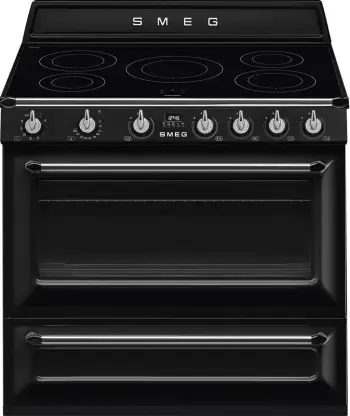 Sobë Smeg TR90IBL2, 115 L, 5 zona, e zezë