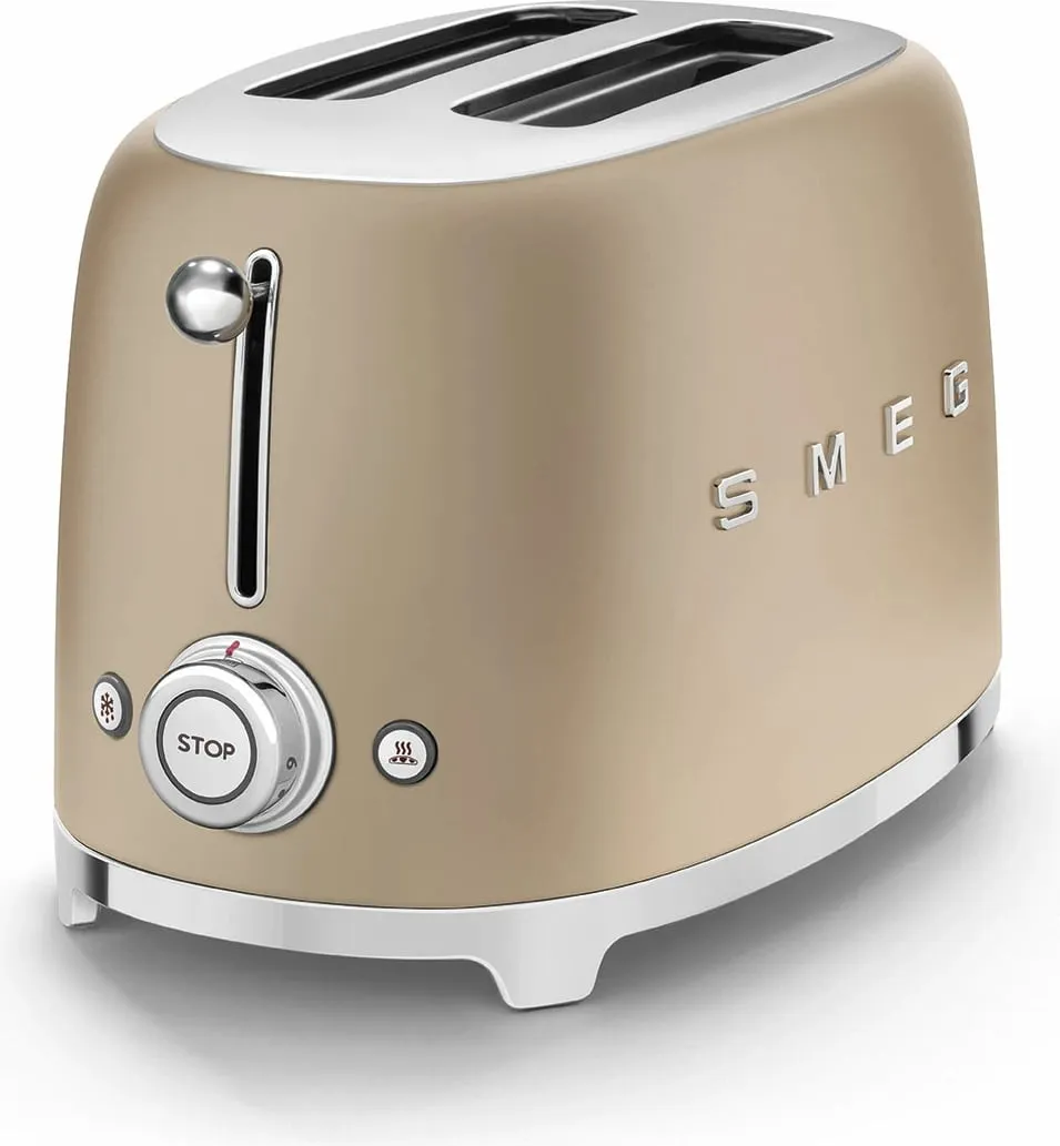 Thekëse buke SMEG TSF01CHMEU, bezhë - 2