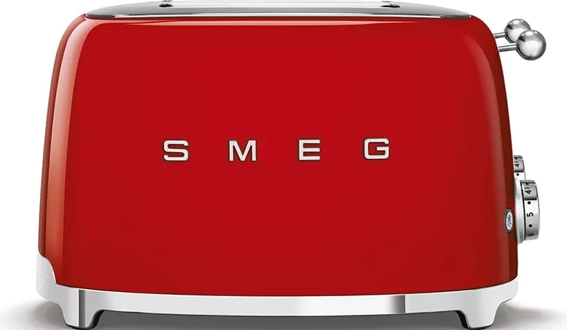 Thekëse buke Smeg (TSF03RDEU), 2000W, e kuqe - 2