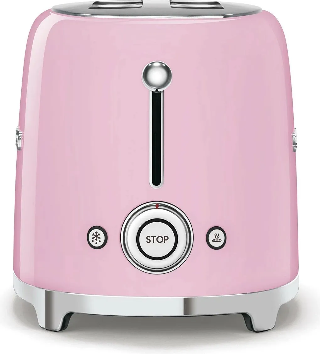 Tostier SMEG 50's Style, 4 feta, rozë - 2