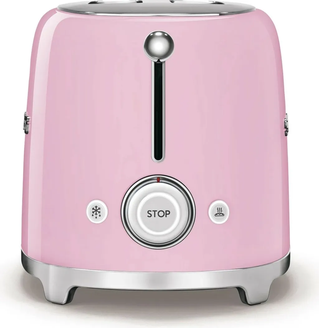 Tostier SMEG 50's Style, 4 feta, rozë - 4