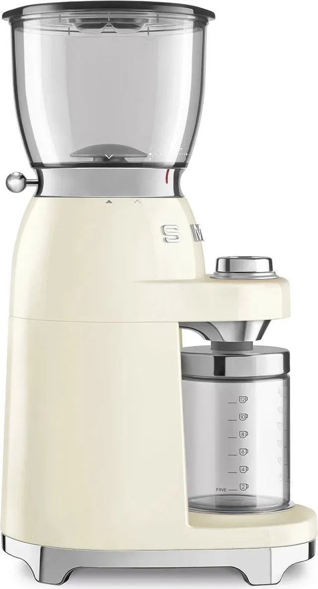 Mulli kafe SMEG CGF11CREU, 150W, çelik inox, krem - 3