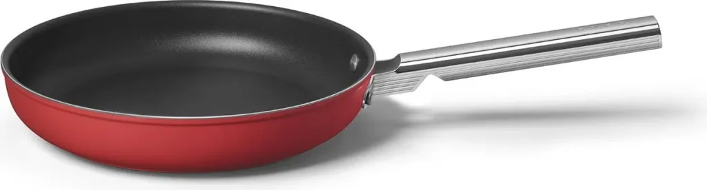 Tigan SMEG CKFF2801RDM 28 cm, alumini, jo-ngjitës, e kuqe - 1