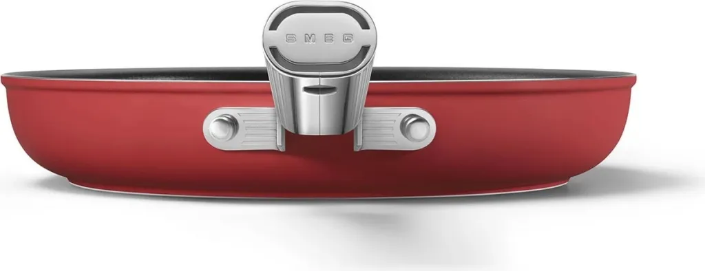 Tigan SMEG CKFF2801RDM 28 cm, alumini, jo-ngjitës, e kuqe - 5