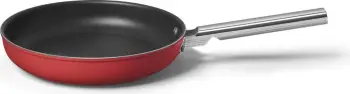 Tigan SMEG CKFF2801RDM 28 cm, alumini, jo-ngjitës, e kuqe