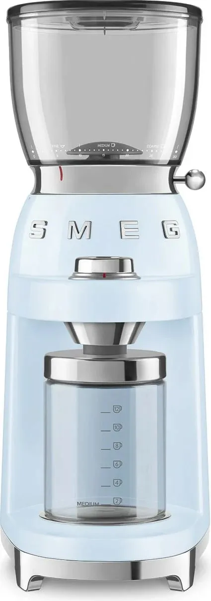 Mulli kafe SMEG CGF11PBEU, 150W, inox, pastell blu - 1