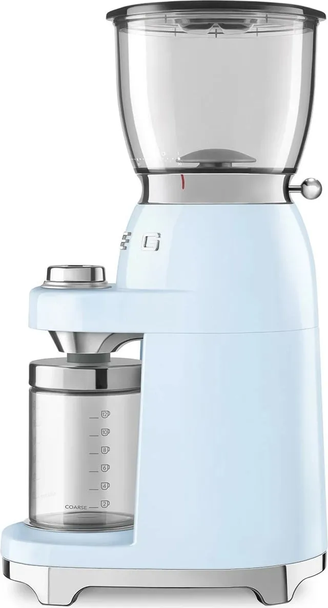 Mulli kafe SMEG CGF11PBEU, 150W, inox, pastell blu - 2