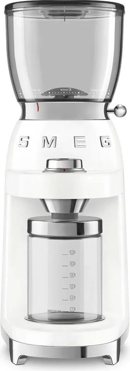 Mulli kafeje SMEG CGF11, 150W, konik, i bardhë - 1