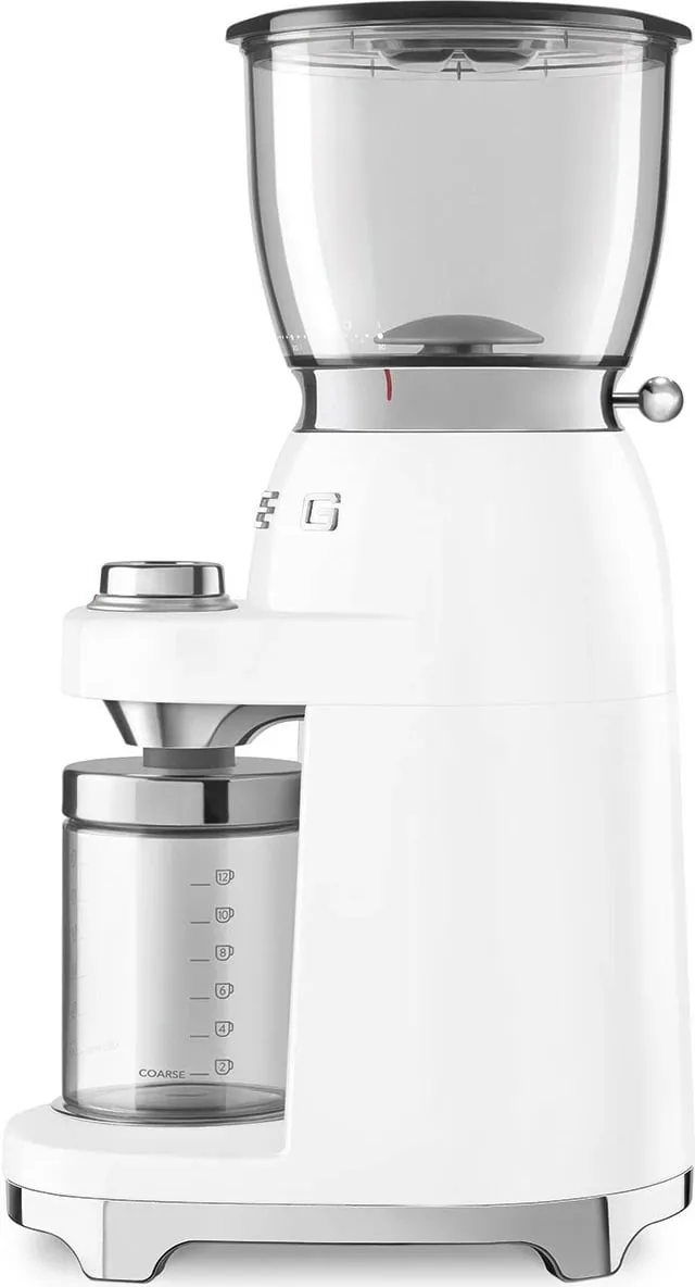 Mulli kafeje SMEG CGF11, 150W, konik, i bardhë - 2