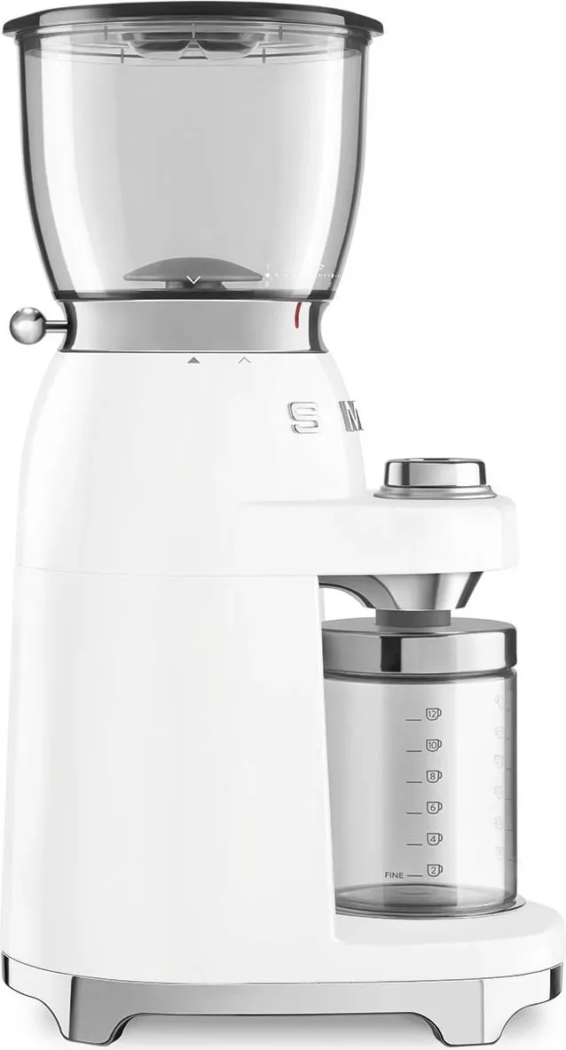 Mulli kafeje SMEG CGF11, 150W, konik, i bardhë - 3