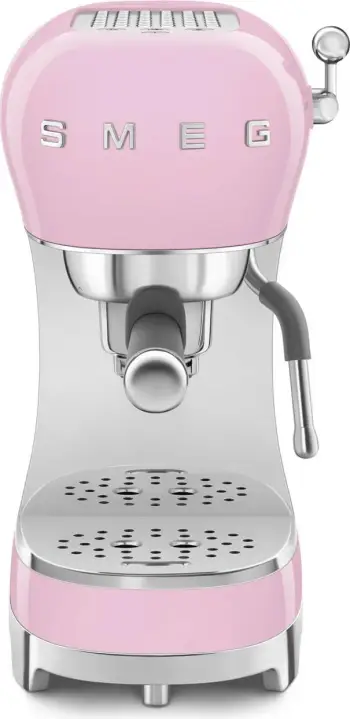 Makinë kafeje SMEG ECF02PKEU, manuale, 2 filxhanë, 1350W, rozë
