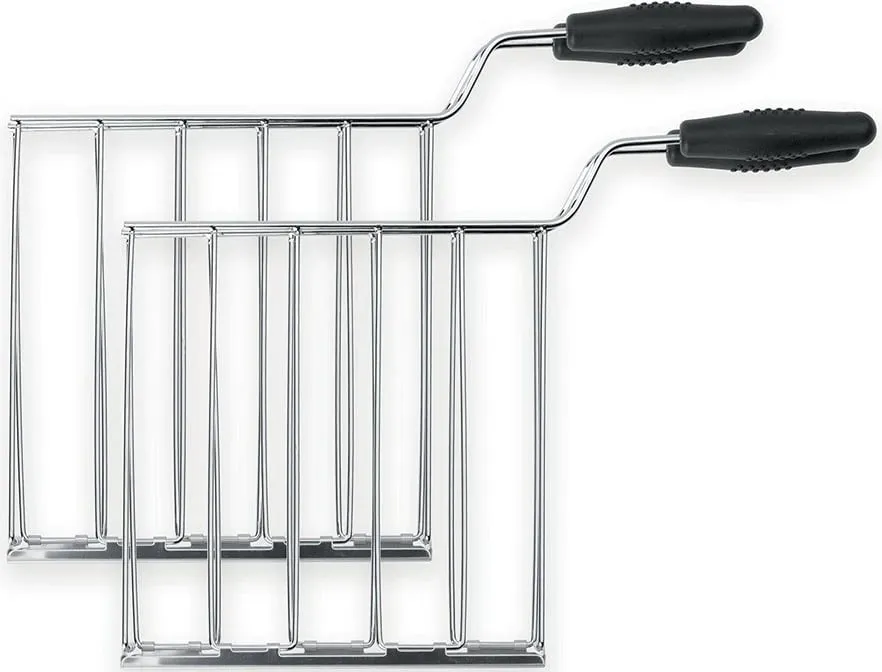 Pincë sanduiçi SMEG TSSR01, metalike, dorezë e zezë - 1