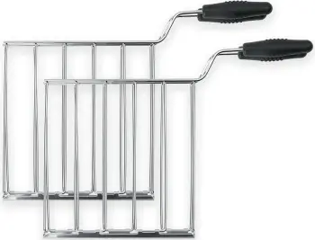 Pincë sanduiçi SMEG TSSR01, metalike, dorezë e zezë
