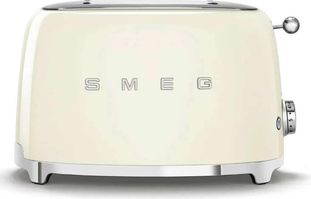 Tostues SMEG TSF01CREU, 2 vrima, stil 50s, krem - 1