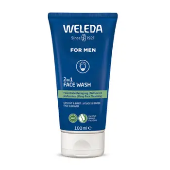 Xhel pastrues për fytyrë për meshkuj Weleda, 100 ml