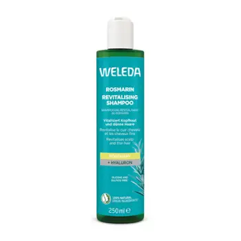 Shampo me rozmarinë dhe acid hialuronik Weleda, 250 ml