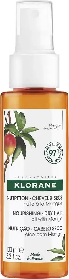 Vaj për flokë Klorane me mango për femra, 100ml