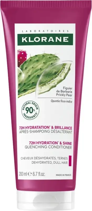 Kondicioner për flokë Klorane 72H Hydration & Shine për femra, 200ml