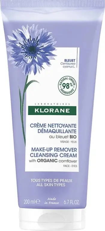 Krem pastrues për grim Klorane, 200 ml