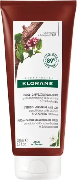 Kondicioner për flokë Klorane për femra me kinina organike dhe edelweiss alpin, 200ml