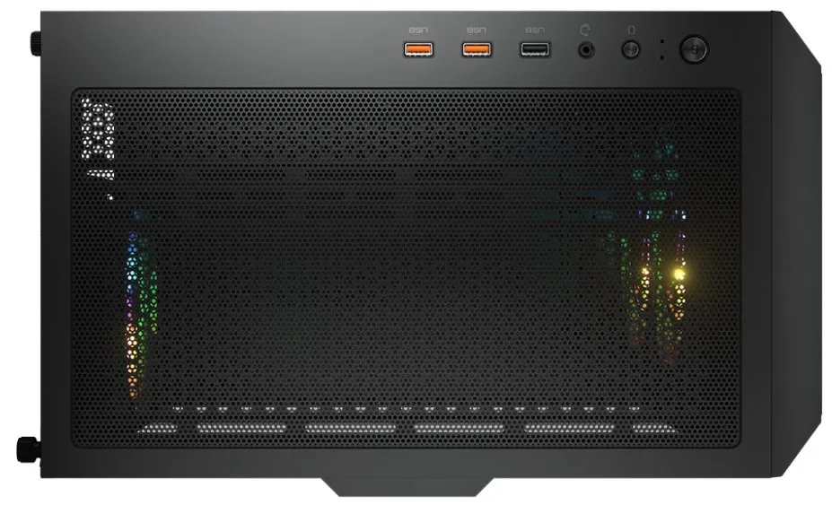 Kasë për PC COUGAR AIRFACE RGB, e zezë - 6