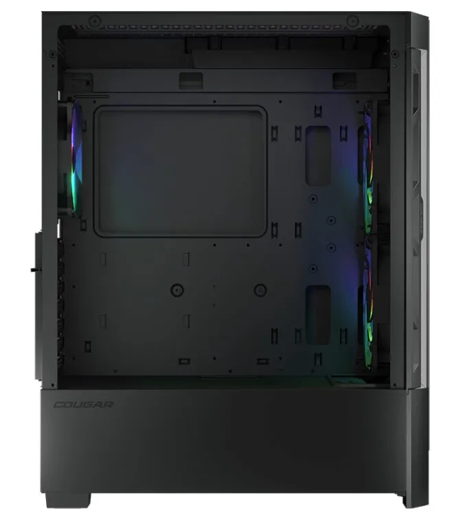 Kasë për PC COUGAR AIRFACE RGB, e zezë - 7