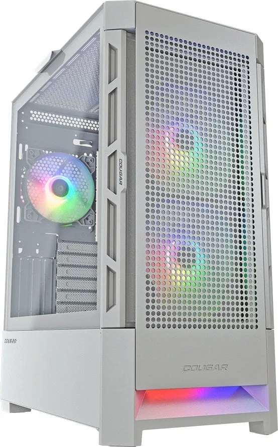 Kasë COUGAR PC AIRFACE RGB, Mid Tower, e bardhë - 1