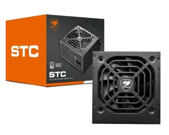 Kasë energjie Cougar STC 600W, 80 PLUS, ATX, e zezë