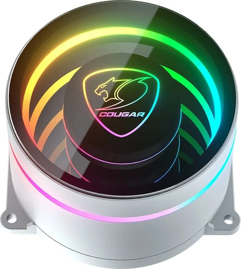 Ftohës uji për procesor Cougar Poseidon Elite 360 ARGB, radiator 360mm, 3 ventilatorë, i bardhë - 3