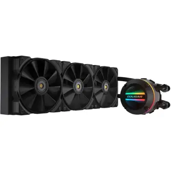 Ftohës me lëng Cougar POSEIDON-GT 360, ARGB, 3x12cm, i zi