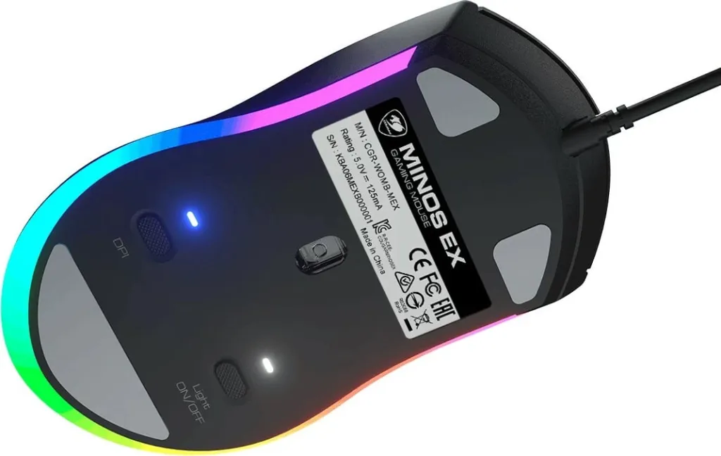 Maus gaming Cougar Minos EX, 6400 DPI, RGB, i zi - 5