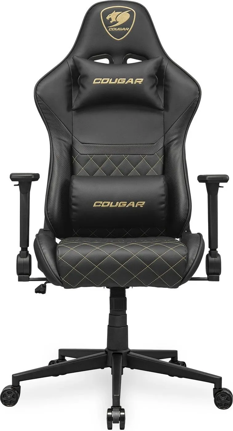 Karrige gaming Cougar Armor One V2, e zezë me të arta - 1