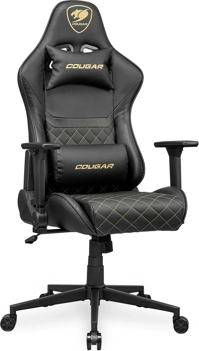 Karrige gaming Cougar Armor One V2, e zezë me të arta - 2