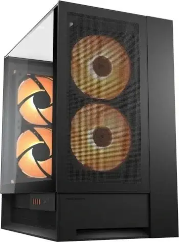 Kasë Cougar OmnyX midi tower ARGB e zezë